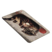 猫の揺りかごは猫の糸遊の玉 マグネット (右側)