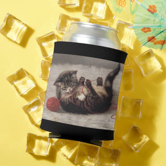 猫の揺りかごは猫の糸遊の玉 缶クーラー (インサイチュ 夏)