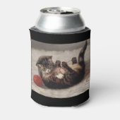 猫の揺りかごは猫の糸遊の玉 缶クーラー (缶裏面)