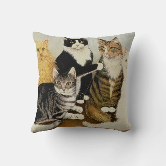 猫の揺りかご クッション (裏面)