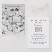 猫の搭乗-獣医-名刺 名刺 (正面/裏面)