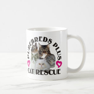 猫の救助のマグと純血種 コーヒーマグカップ