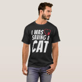 猫の救怪我の回復 Tシャツ (正面フル)