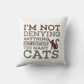 猫の数が多すぎる クッション (裏面)
