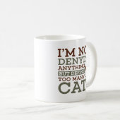 猫の数が多すぎる コーヒーマグカップ (正面右)