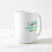 猫の方が全て好い コーヒーマグカップ (正面右)