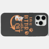 猫の方が暮らしが好い Case-Mate iPhoneケース (裏面 (横))