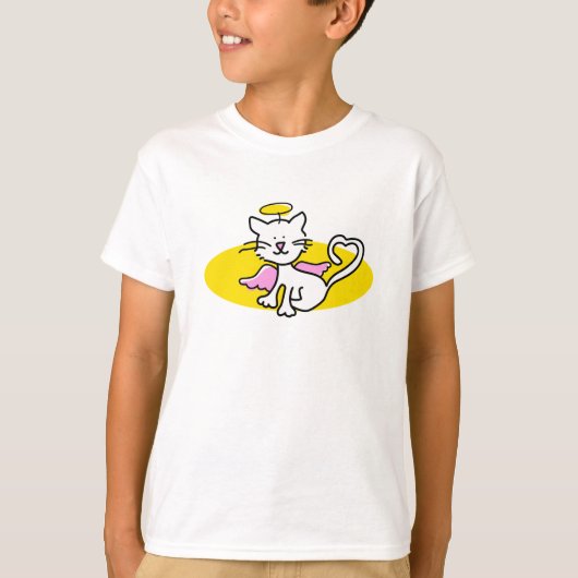 猫の方が暮らしが好い Tシャツ (正面)