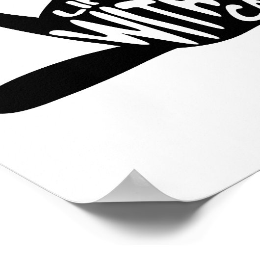 猫の方が暮らし向き |おもしろいタイポグラフィ ポスター (角)