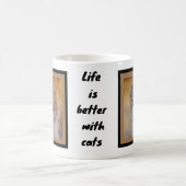 猫の方が暮らし向き |イメージカスタムの作成 コーヒーマグカップ (中央)