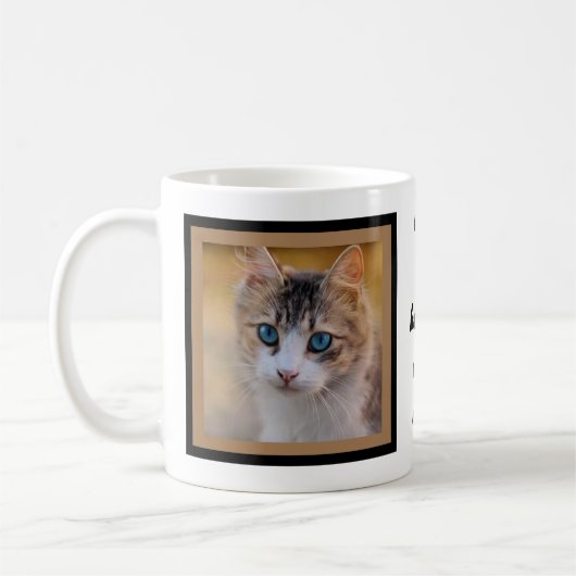猫の方が暮らし向き |イメージカスタムの作成 コーヒーマグカップ (左)