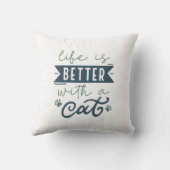 猫の方が暮らし向き クッション (裏面)