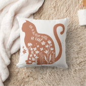 猫の方が暮らし向き クッション (ブランケット)