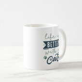 猫の方が暮らし向き コーヒーマグカップ (正面右)