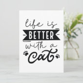 猫の方が暮らし向き サンキューカード (スタンド正面)