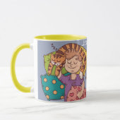 猫の方が暮らし向き マグカップ (左)