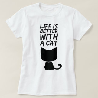 猫の方が暮らし向き Tシャツ