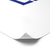 猫の方が生きがいが好い。かわいいカラフル猫 ポスター (角)