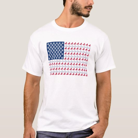 猫の旗 Tシャツ (正面)