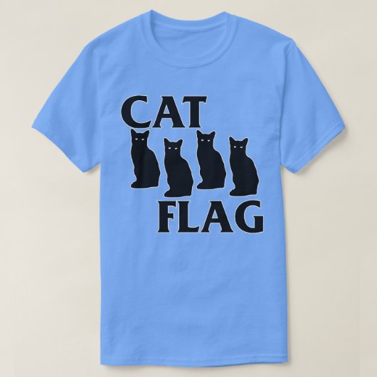 猫の旗 Tシャツ (デザイン正面)