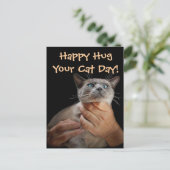 猫の日をハグして幸せに! ポストカード (スタンド正面)