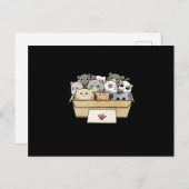 『猫の日』 案内ポストカード (正面/裏面)