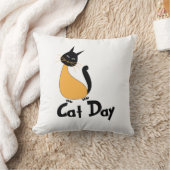 猫の日+猫 クッション (ブランケット)