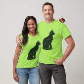 猫の星座マップ グラフィック Tシャツ (ユニセックス)