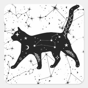 猫の星座 スクエアシール
