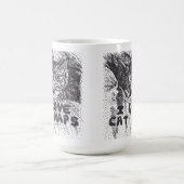 猫の昼寝が大好き コーヒーマグカップ (中央)