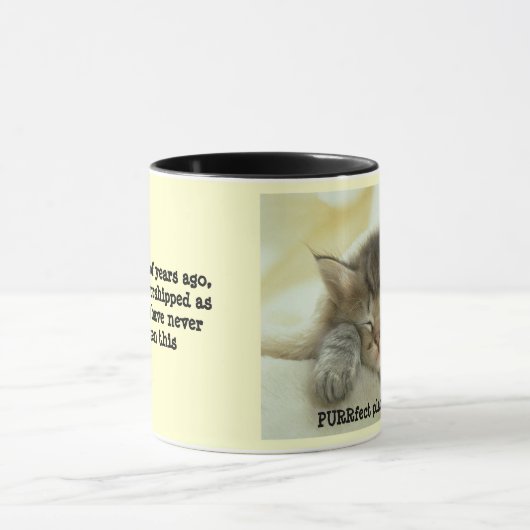 猫の昼寝のマグ マグカップ (中央)