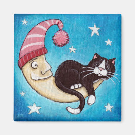 猫の昼寝磁石の最も安全な場所 マグネット