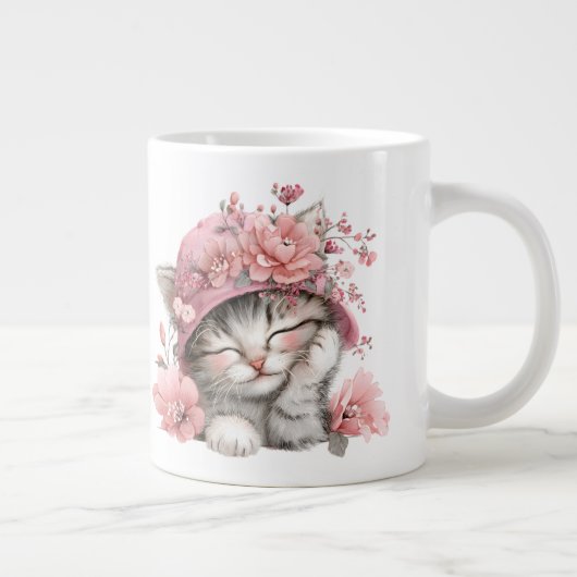 猫の昼寝 ジャンボコーヒーマグカップ (右)