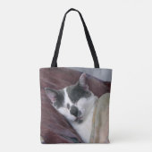 猫の昼寝 トートバッグ (裏面)