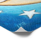 猫の昼寝 ポスター (角)