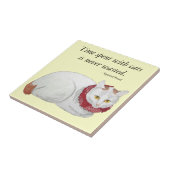 猫の時間ギフトのタイル タイル (側面)