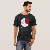 猫の時間 検索に費やした合計時間の円グラフ Tシャツ (正面フル)