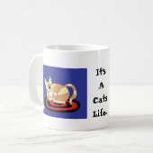 猫の暮らし コーヒーマグカップ (正面左)
