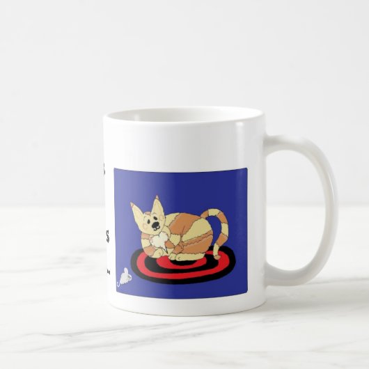 猫の暮らし コーヒーマグカップ (右)