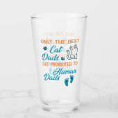 猫の最高のパパだけが人間のパパに タンブラーグラス (正面)