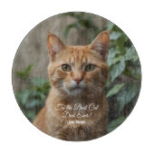 猫の最高のパパへカスタムEver Photo カッティングボード (正面)