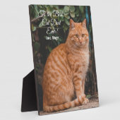 猫の最高のパパへカスタムEver Photo フォトプラーク (側面)
