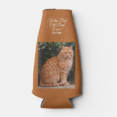 猫の最高のパパへカスタムEver Photo ボトルクーラー (正面)