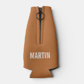 猫の最高のパパへカスタムEver Photo ボトルクーラー (裏面)