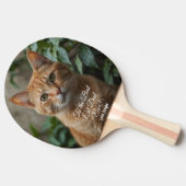 猫の最高のパパへカスタムEver Photo 卓球ラケット (横)