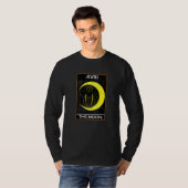 猫の月タロットカード Tシャツ (正面フル)