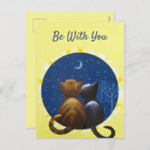 猫の月愛はあなたとあります シーズンポストカード (正面/裏面)