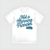 猫の朝嫌いTシャツ 寝起きが悪い人へ Tシャツ