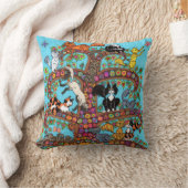 猫の木の命2 クッション (ブランケット)