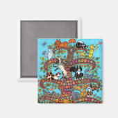 猫の木の命2 マグネット (正面/裏面)